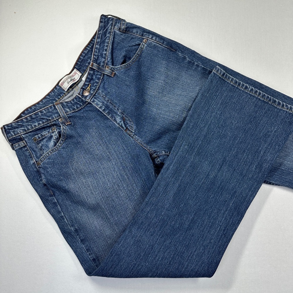Vtg Y2K Levi's Signature Jeans Womens 12x32 Medium Blue Stretch Mid-Rise Bootcut